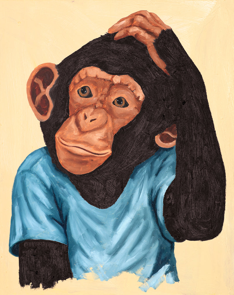 Never ever let your thoughts stop - Oil on linen – Bobo Wallmansson